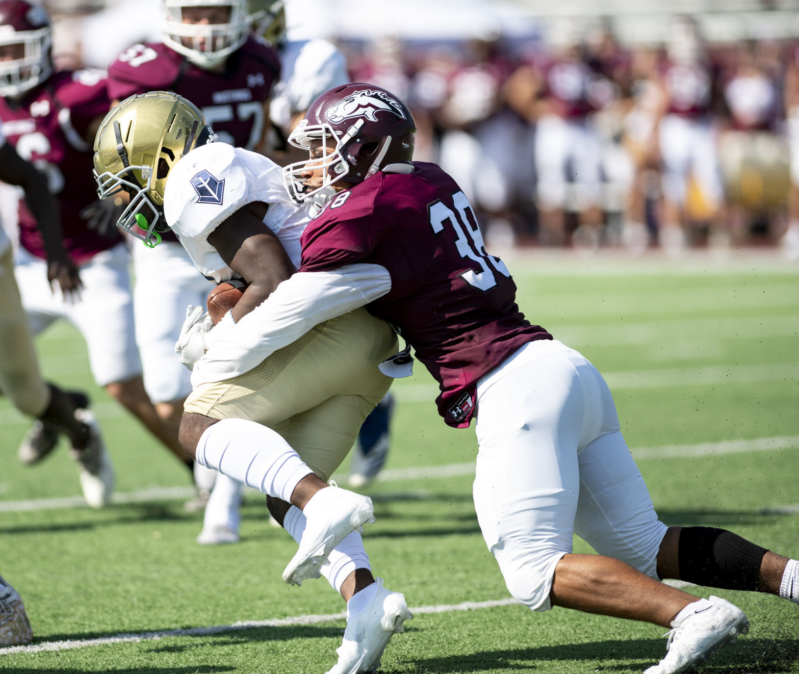 Morningside vs Mount Marty football